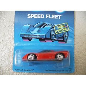 Amazon.com: Pontiac Banshee 1989 Hot Wheels Speed Fleet Red W/uh's