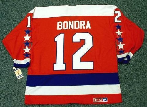 PETER BONDRA Washington Capitals 1990 CCM Vintage Throwback Away NHL Hockey Jersey, MEDIUM