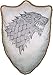 Factory Entertainment Game of Thrones House Stark Direwolf Sigil Throw Plush Pillow