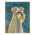 Schnauzer framed print - John Golden 12x15