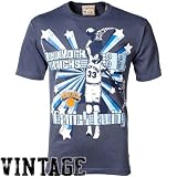 NBA New York Knicks Patrick Ewing Navy Blue Respected Hardwood Classics Vintage T-shirt (X-Large)