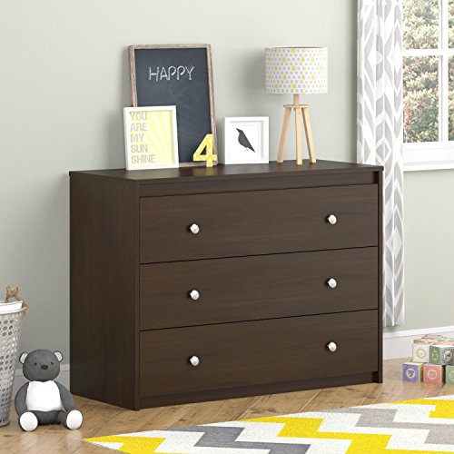 Elements Resort Cherry 3 Drawer Dresser by Cosco