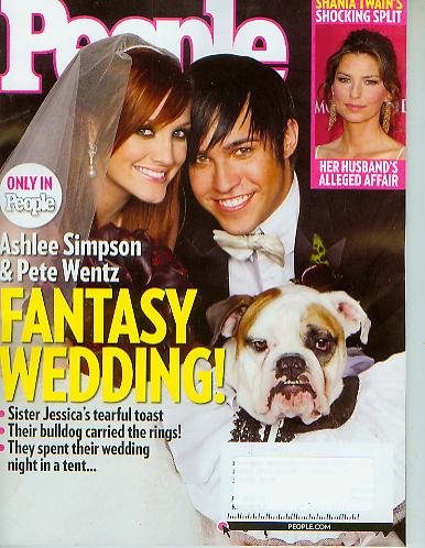People June 2 2008 Ashlee Simpson & Pete Wentz Fantasy Wedding