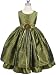 SIZE 11/12 Olive - Girls Christmas Holiday Dress (Assorted Colors) Size Toddler to 12