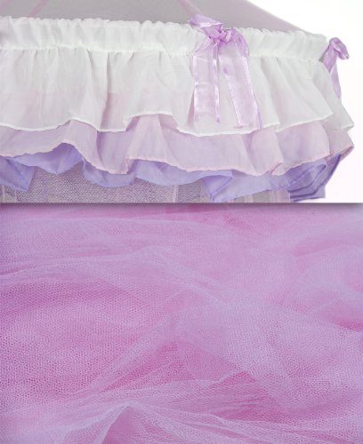 Pink Princess Triple Bed Canopy Mosquito Net Bed Netting