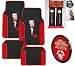 Betty Boop Classic Carpet 8pc Auto Accessories Floor Mats Combo Set