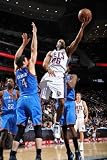 Oklahoma City Thunder v New Jersey Nets: Stephen Graham and Nick Collison Photographic Poster Print by Jesse D. Garrabrant, 28x42