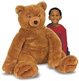 Melissa and Doug Plush Jumbo Brown Teddy Bear