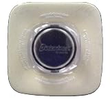 White jar lid and center cap for Oster & Osterizer blenders.