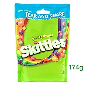 Amazon.com : Mars Skittles Crazy Sours (174g) : Grocery ...