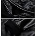 Zero Men's Hipster Hip Hop Faux Leather Rock & Roll Hoodies