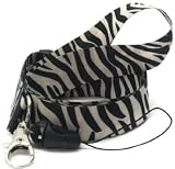 Black And White Zebra Lanyard