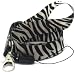 Black And White Zebra Lanyard