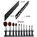 Professional 10 Hole Drying Rack Storage Display Bracket Shelf Holder Designed for Toothbrush Shape Soft Oval Makeup Brush Cosmetic Tool Set
