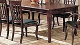 Dining Table with Drop Leaf Rich Cherry Finish