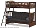 Twin Futon Bunk Bed Caramel Latte Finish