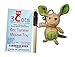 3CatS Mouse Cat Toy - Cat Toy Wand with String and Catnip Inside (Single Unit)