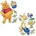 FunToSee Disney Winnie the Pooh Room Stickers, Pack of 14