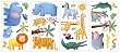 RoomMates RMK1136SCS Jungle Adventure Peel and Stick Wall Decal
