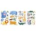 RoomMates RMK1136SCS Jungle Adventure Peel & Stick Appliques