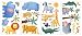 RoomMates RMK1136SCS Jungle Adventure Peel & Stick Appliques
