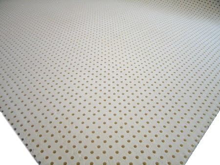 Natural Latex Foam Mattress Pad Topper - 2-inch Medium-Firm 5.3 lbs. latex foam, Standard King