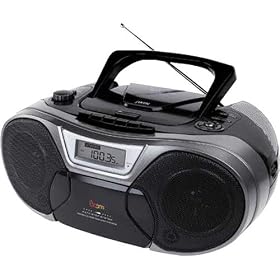 jWIN Electronics JX-CD483D Portable MP3 CD  CD Player Cassette AM FM Stereo Radio by jWIN