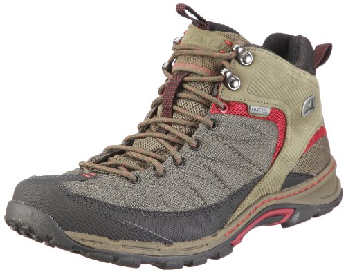 Clarks Overide Hi GTX 203469347, Herren Stiefel, Grün  (Green Combi), EU 42  (UK 8)