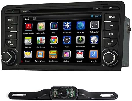 Pumpkin 7 Inch Android 4.2 For Audi A3 2003-2011 In Dash HD Touch Screen Car DVD Player GPS Navigation Bluetooth/SD/USB/FM/AM Radio Stereo With Wree Reverse Backup Camera As Gift
