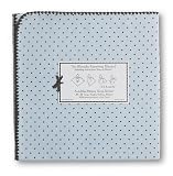 Swaddle Designs 究極のおくるみブランケット ブラウンドット パステルブルー SD-014PB