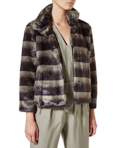 (シスレー) SISLEY フェイクファーボーダーショートコート(キャンペーン対象)