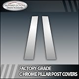 99-01 Cadillac Catera 2Pc Chrome Pillar Post Covers