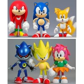 Sonic The Hedgehog Classic 5 cm Collectable Boxset (6 Figure)