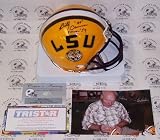 Billy Cannon Autographed/Hand Signed Louisiana State Tigers Mini Helmet with 1959 Heisman Inscriptio