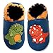 Momo Baby Infant/Toddler Dinosaur Soft Sole Leather Shoes