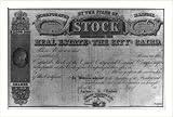 Historic Print (S): [Cairo, Illinois: stock certificate representing the real estate of the City of Cairo"]"