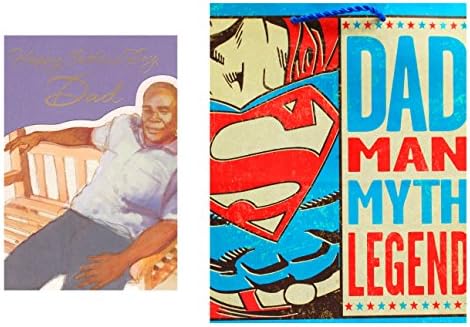 Hallmark Fathers Day Card "Happy Father's Day Dad" &amp; Gift Bag