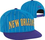 New Orleans Hornets adidas Originals Creole Blue Buzzer-Beater Flat Brim Snapback Adjustable Hat