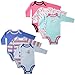 Luvable Friends Unisex-Baby Long Sleeve Bodysuits (3 Pack)