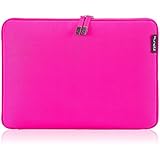 Runetz - 13-inch HOT PINK Soft Sleeve Case Cover for MacBook Pro 13.3" with or w/out Retina Display and MacBook Air 13" Laptop Gabbro Collection - Hot Pink