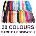 New DQT Polyester Satin Men's Tie