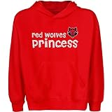 NCAA Arkansas State Red Wolves Youth Princess Pullover Hoodie - Scarlet