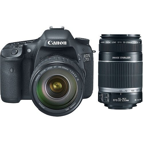 Canon 3814B010L1-KIT Eos 7d Digita Camera Ef 28-135mm With Added Lens 55-250mm [2044b002]
