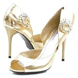 Delicious Famous Pumps 6 Gold