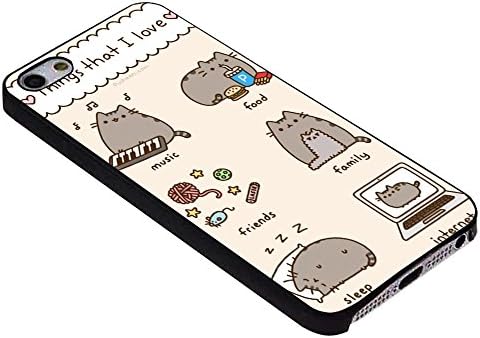 Pusheen Wallpaper for Iphone Case (iPhone 6S plus black)