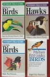 Peterson First Guides Birds, Peterson Field Guides Hawks, Mexican Birds, Eastern Birds Lot of 4 Books