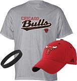 Chicago Bulls Youth Cap, Tee & Wristband Pack