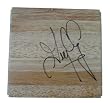 Greg Anthony Autographed 6x6 Parque Floorboard, New York Knicks, Chicago Bulls, Proof Photo