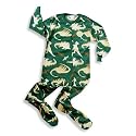 Private Label - Boys Long Sleeve Footed Blanket Sleeper, Hunter Green - Runs 2 SIZES big