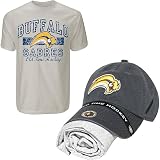 Old Time Hockey Buffalo Sabres Adjustable Hat & T-shirt Combo